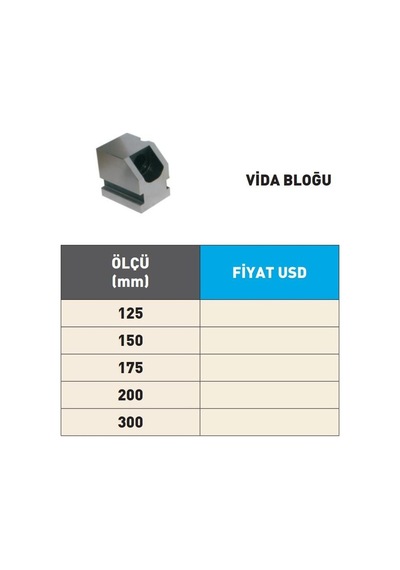 Fett 200mm Krasnic Süper Hassas Tezgah Mengene Vida Bloğu