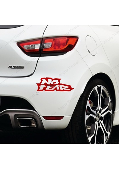 No Fear Sticker Korku Yok Sticker Araba Sticker Oto Sticker
