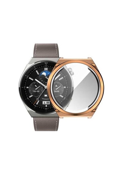 Huawei Watch Gt 3 Pro 46mm Mkst Watch Gard 02 Koruyucu Silikon - Gümüş