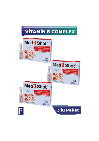 B12 Kompleks Vit. Metilkobalamin ,b1 ,b2,b3,b5,b6,b1 ,biotin ,l Karnitin 3'lü Avantaj