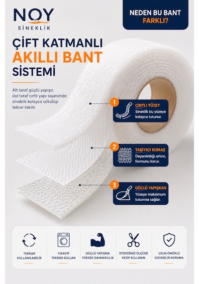 Sineklik Pencere Sinekliği Yapışkanlı Cırtlı Sinek Perdesi Yıkanabilir Tekrar Kullanılabilir 75x125 Cm