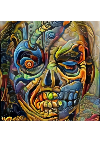 Buffalo Bandana Skull Girl Siyah
