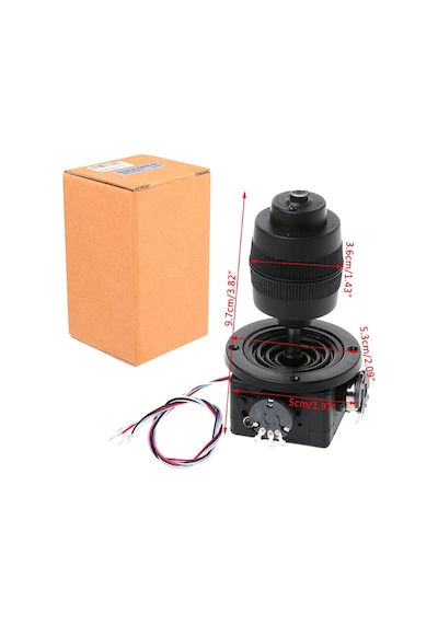 JH-D400X-R4 4 Eksen Joystick Butonlu 10k Potansiyometre Ptz 4D Oyuncak Kumanda Kolu