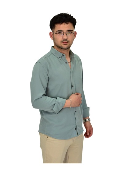 Erkek Spor Gömlek Regular Fit 9601 Bgl-st04412 Mint Erkek Spor Gömlek Regular Fit 9601 Bgl-st04412 Mint