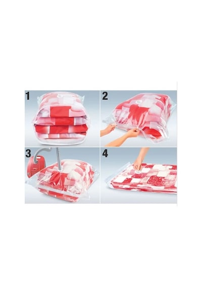 Magic Saver Bag XXL Vakumlu Seyahat Poşeti 80 x 100 CM