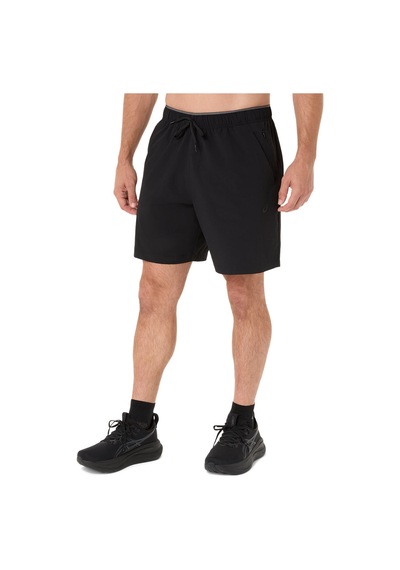 Asics Comfort Core Stretch Woven 7ın Short Erkek Black/obsidian Grey Şort 2031f319-001