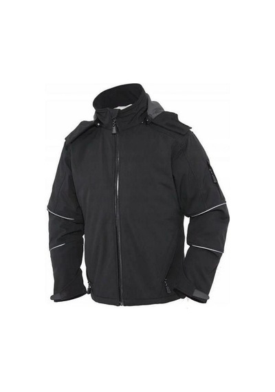 Softshell İş Montu Su Geçirmez Ceket Siyah Sarı