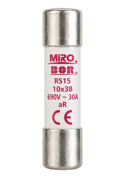 Rs15 690v 20a 10x38 Hızlı Porselen Sigorta 3'lü Paket