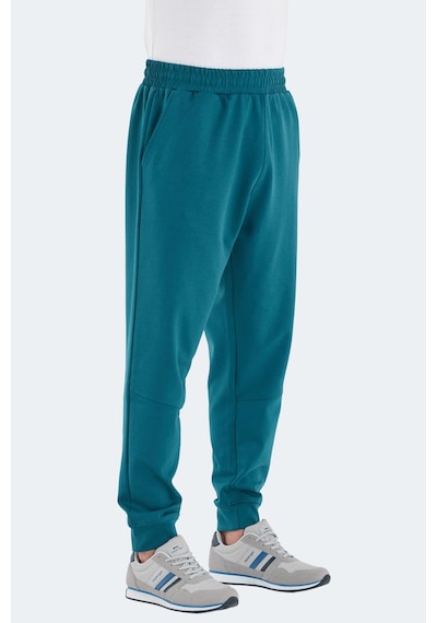 Slazenger Valerıe 2 Li Set Erkek Cepli Eşofman Altı Siyah - Petrol