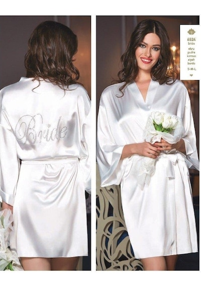 Jeremi 6524 Bride Saten Sabahlık