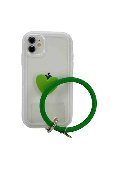 Apple Uyumlu iPhone 11 Nettech Halka Bilekli Seffaf Seri Arka 556740523