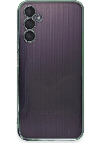 Mey İthalat Samsung Uyumlu Galaxy A14 4g Kılıf Lensli Silikon - Yeşil