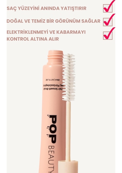Saç Pürüzsüzleştirici, Şekillendirici Ve Sabitleyici Fırça Hair Smooth Brush / Wax Stick , 20 Ml