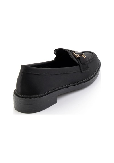 Bambi Siyah Kadın Loafer Ayakkabı K01216100071 Siyah