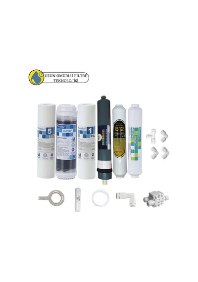 Global Water Purefer Açık Kasa Çift Sedimentli Sertifikalı 6li Platinium Mebran B12 Alkalili