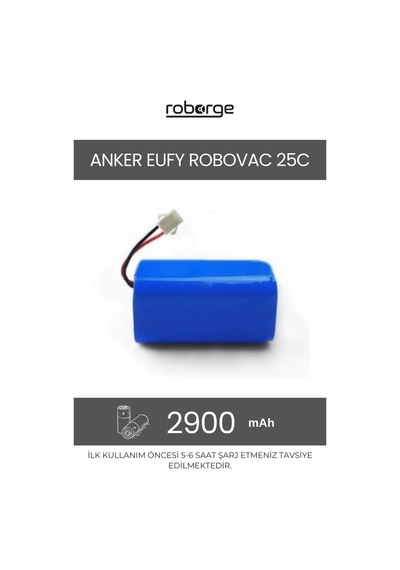 Anker Eufy Robovac 25c Robot Süpürge Uyumlu Batarya 2900 Mah - Muadil Ürün