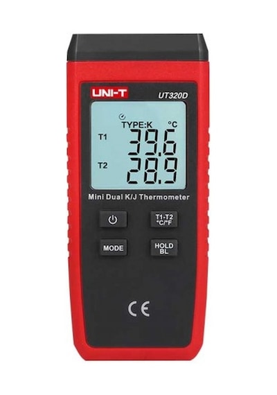Unit Ut320d Mını Termometre Çift Prop Girişli Sıcaklık Ölçer