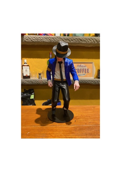 Mıchael Jackson Figür 20cm-3d Baskı-kolleksiyonluk Biblo