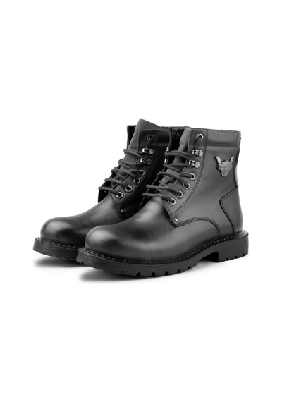 Ducavelli Glaz Hakiki Deri Erkek Bağcıklı Postal Bot, Harley Bot