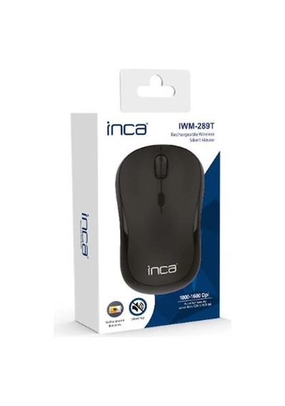 Inca Iwm-289t Wireless +şarjlı Sessiz Mouse Siyah Diğer