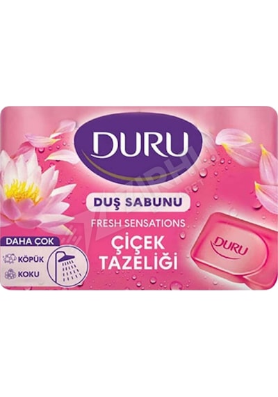 3 Adet Duru Fresh Sensations Çiçek Tazeliği Duş Sabunu 150 Gr Diğer