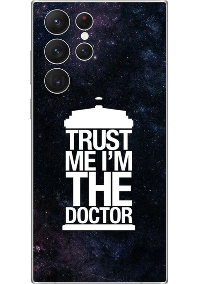 Galaxy S22 Ultra Uyumlu Şeffaf Kılıf Doctor Who Tasarımlı