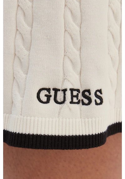 Guess Shari Triko Kadın Beyaz Etek V6rd07z4652-g1o6 Beyaz