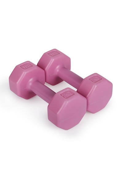 Psspor 3 Set Pembe Renk Dambıl 1kg-2kg-3kg + Stand + 5'li Set