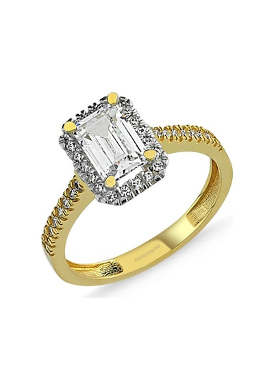 Sembol Gold Altın Mini Set Baget Taşlı 3lü Takım T7775 Renkli