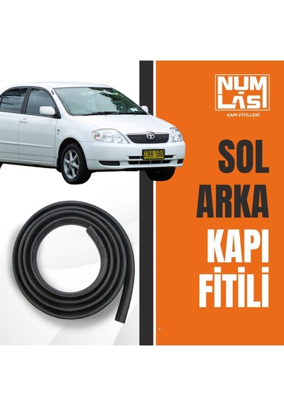 Toyota Corolla 2000-2006 Sol Arka Kapı Fitili-a Kalite-numlas-nm5843