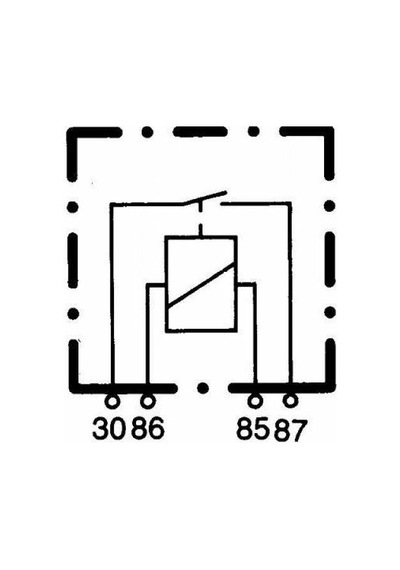 Hella 965400001 Mini Role 12 Volt 4 Fişli