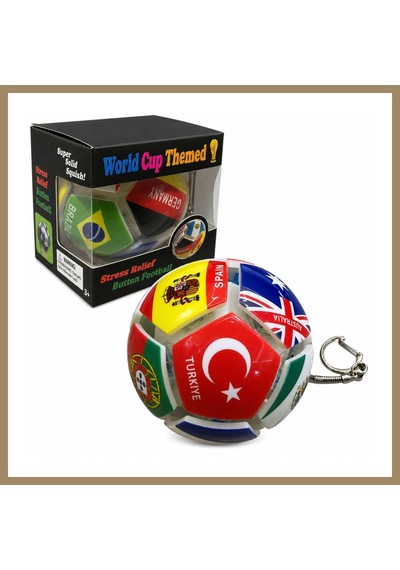 Bezos Işıklı Top Klavye Anahtarlık 22