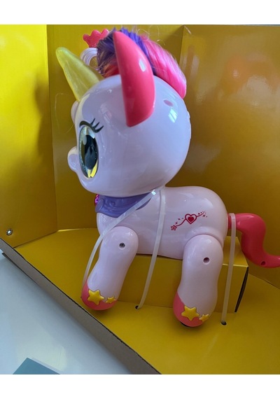 Uzaktan Kumandalı Unicorn Robot Sihirli Asa Kontrollü Fantastik Unicorn Robot 22 Cm Dans Eden Şa