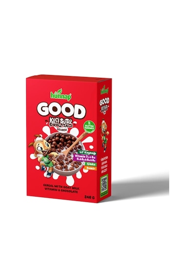 Hünnap Keçi Sütlü Çikolata Ve Vitamin Tahıllı Glutensiz Gevrek 240 Gr
