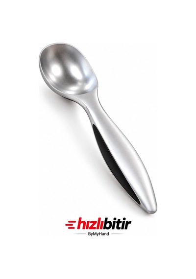 Bymyhand Paslanmaz Çelik Dondurma Kaşığı 17 Cm Metalik