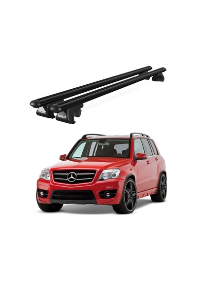 Venüs Mercedes-benz Glk X204 2008-2015 Uyumlu Siyah Ara Atkı Port Bagaj Tavan Barı
