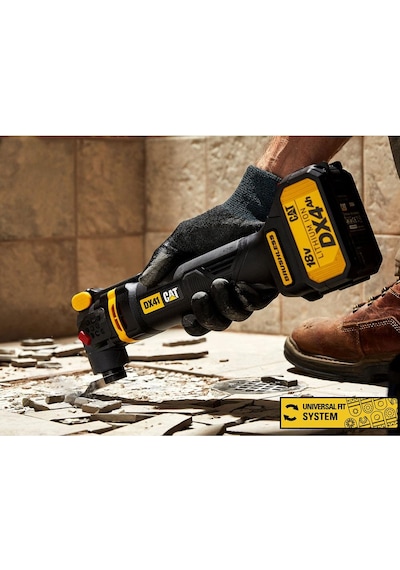 Cat Dx41b 18volt Kömürsüz Profesyonel Çok Amaçlı Devir Ayarlı Raspalama+14 Adet Aksesuar Akü Dahil Değildir
