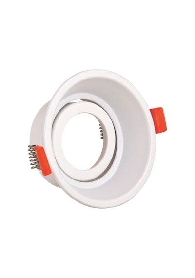 Helios: Tekli Yuvarlak Dekoratif Kasa, Beyaz Hs 1409 Beyaz