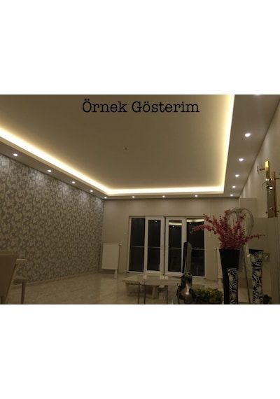 Cata Pars Kare Beyaz/Siyah Dekoratif Spot Ct-5222