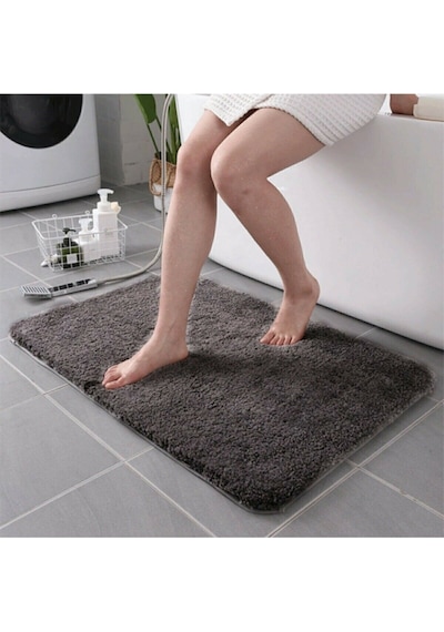 Saraz Halı Organik Soft 60 X 100 Banyo Paspas Antrasitantrasit Antrasit