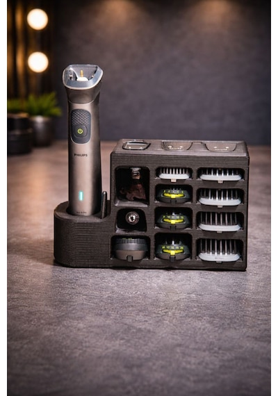Multigroom 7000 Mg7950/15 Uyumlu Organizer Tıraş Makinesi Standı Başlık Ve Aparat Düzenleyici