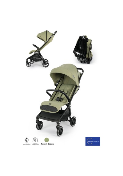 Kanz Bold Autofold Kabin Boy Bebek Arabası Forestgreen