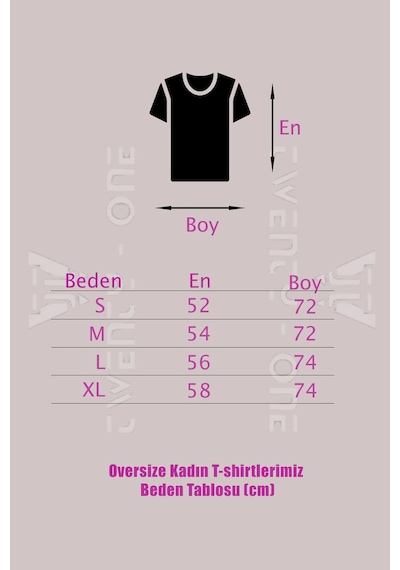Flood Of Style Kadın Beyaz Butterfly Ön Arka Baskılı Oversize T-shirt