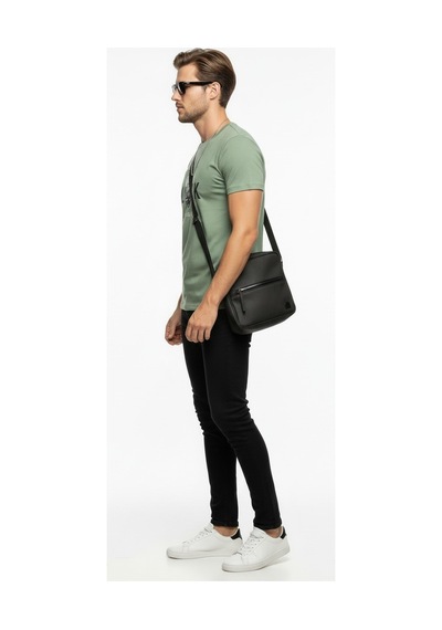 Maximodena Erkek Tipografi Detaylı Modern T-shirt Çok Renkli
