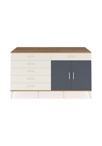 Hyperion Konsol Tek Raflı 6 Çekmeceli 2 Kapaklı 176x44x99 Çam-ant Çam-antrasit/aytaşı Hyperion Konsol Tek Raflı 6 Çekmeceli 2 Kapaklı 176x44x99 Çam-ant Çam-antrasit/aytaşı