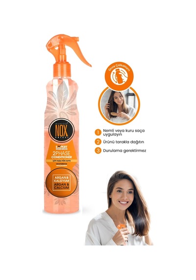Nox Çift Fazli Fön Suyu Argan Kalsiyum 400 Ml