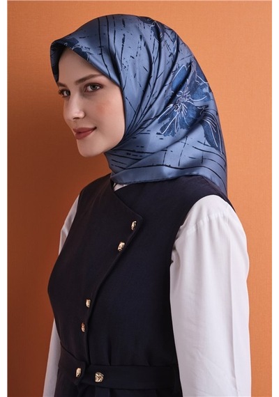 Armine Saf İpek Sura Eşarp 9617d 02 Bronz Kiremit