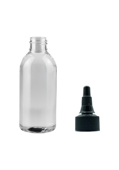 150ml Şeffaf Plastik Asansör Kapaklı Şişe, 12 Adet, Serum Şişesi, Tonik Şişesi, Asansör Kapaklı Şişe, Sos Şişesi, Medikal Şişe Şeffaf