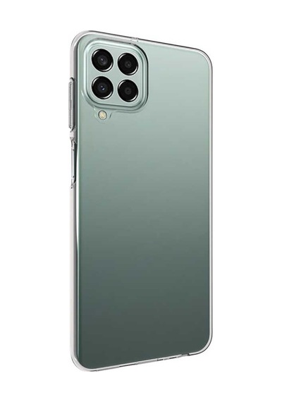 Noktaks - Samsung Galaxy M33 Uyumlu - Kılıf Şeffaf Soft Slim Fitt Süper Silikon Kapak - Şeffaf
