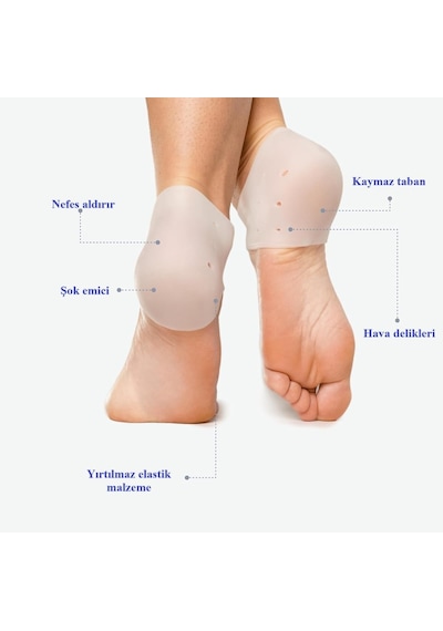 Topuk Dikeni Rahatlatıcı Silikon Çorap, Topuk Nemlendirici Patik, Topuk Çatlaklarını Nemlendiren Çorap, Topuk Kur Aloe Vera Topuk Dikeni Rahatlatıcı Silikon Çorap, Topuk Nemlendirici Patik, Topuk Çatlaklarını Nemlendiren Çorap, Topuk Kur Aloe Vera